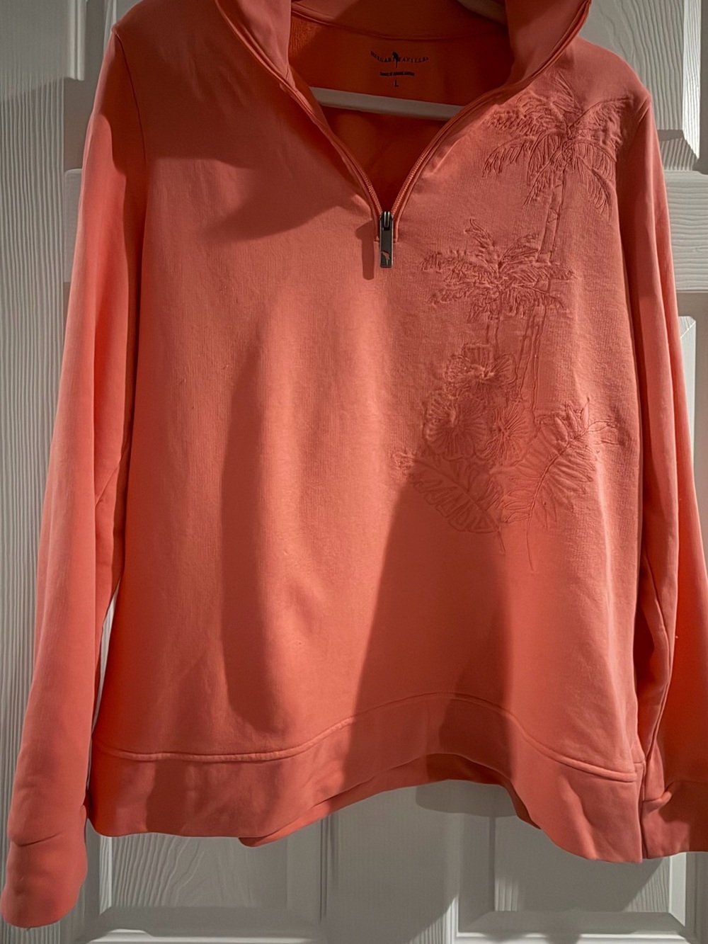 Margaritaville Coral Quarter-Zip Women's Sweater